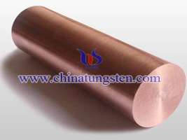 Tungsten copper W60 rod Imagem